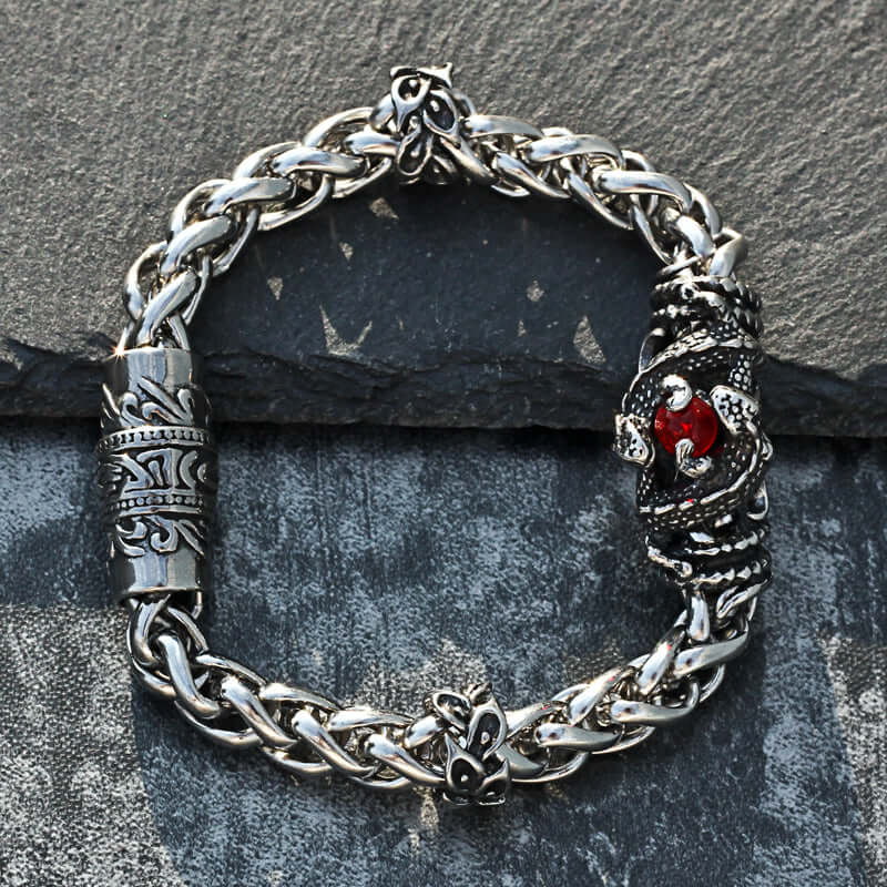 Serpent's Edge Men's Custom Gemstone Ring - HalleBeauty